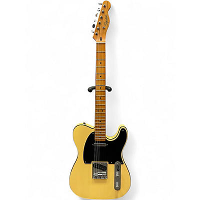 Used Squier 40TH ANNIVERSARY TELE SATIN VINTAGE BLONDE Solid Body Electric Guitar