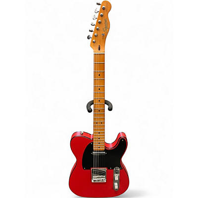 Used Squier 40TH ANNIVERSARY TELECASTER RED Solid Body Electric Guitar
