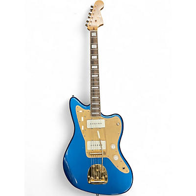 Used Squier 40TH Anniversary Gold Edition Jazzmaster Lake Placid Blue Solid Body Electric Guitar