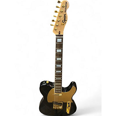 Used Squier 40TH Anniversary telecaster Black Solid Body Electric Guitar