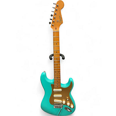Used Squier 40th Anniversary Classic Vibe Stratocaster Seafoam Green Solid Body Electric Guitar
