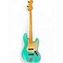 Used Squier 40th Anniversary Jazz Bass Satin Seafoam Green Electric Bass Guitar Satin Seafoam Green