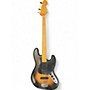 Used Squier 40th Anniversary Jazz Bass Satin Tobacco Burst Electric Bass Guitar Satin Tobacco Burst
