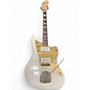 Used Squier Used Squier 40th Anniversary Jazzmaster Gold Edition Olympic White Solid Body Electric Guitar Olympic White