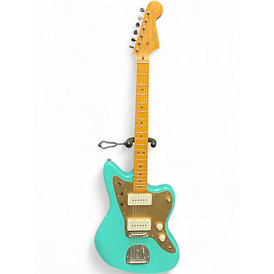 Used Squier 40th Anniversary Jazzmaster Vintage Edition Seafoam Green Solid Body Electric Guitar