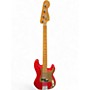 Used Squier 40th Anniversary Precision Bass Satin Dakota Red Electric Bass Guitar Satin Dakota Red