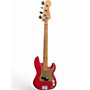 Used Squier 40th Anniversary Presicion bass Satin Dakota Red Electric Bass Guitar Satin Dakota Red