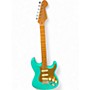 Used Squier 40th Anniversary STRATOCASTER SATIN SEA FOAM GREEN Solid Body Electric Guitar SATIN SEA FOAM GREEN