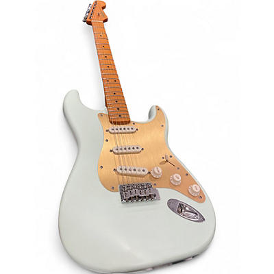 Used Squier 40th Anniversary Stratocaster Satin Sonic Blue Solid Body Electric Guitar