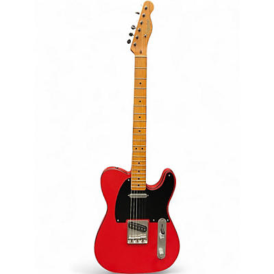 Used Squier 40th Anniversary Telecaster Satin Dakota Red Solid Body Electric Guitar