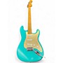 Used Squier 40th Anniversary Vintage Stratocaster Satin Seafoam Green Solid Body Electric Guitar Satin Seafoam Green