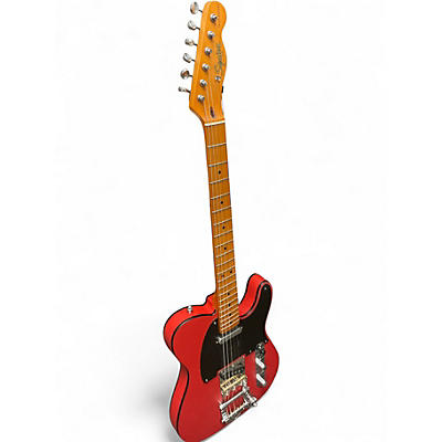 Used Squier 40th Anniversay Telecaster Vintage Edition Satin Dakota Red Solid Body Electric Guitar