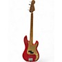 Used Squier Used Squier 40th anniversary p bass Amigo Red Electric Bass Guitar Amigo Red