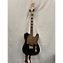 Used Squier Used Squier 50th Anniversary Telecaster Black And Gold Solid Body Electric Guitar Black and Gold