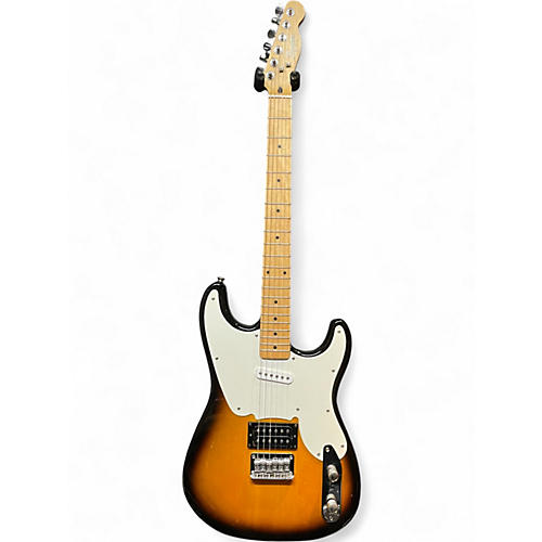 Used Squier 51 2 Tone Sunburst Solid Body Electric Guitar 2 Tone Sunburst