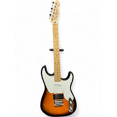 Used Squier 51 2 Tone Sunburst Solid Body Electric Guitar