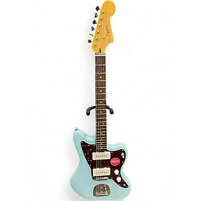 Used Squier '60s Classic Vibe Jazzmaster  Daphne Blue Solid Body Electric Guitar
