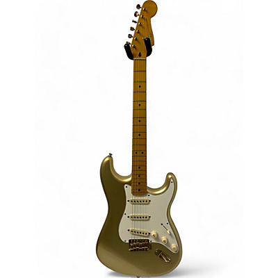 Squier Used Squier 60th Anniversary Classic Vibe 50s Stratocaster Gold Solid Body Electric Guitar