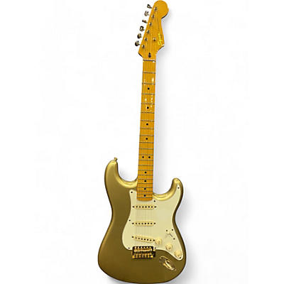 Squier Used Squier 60th Anniversary Classic Vibe 50s Stratocaster Gold Solid Body Electric Guitar