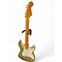 Used Squier 60th Anniversary Classic Vibe 50s Stratocaster Gold Solid Body Electric Guitar Gold