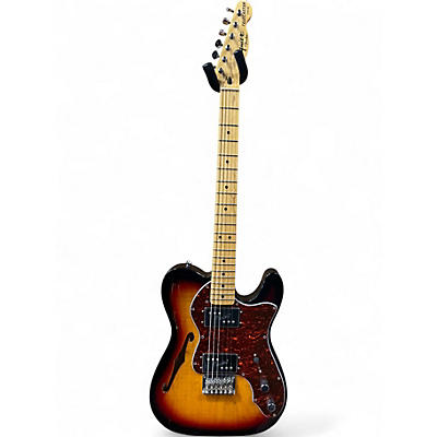 Used Squier '72 THINLINE TELECASTER SUNBURST Hollow Body Electric Guitar