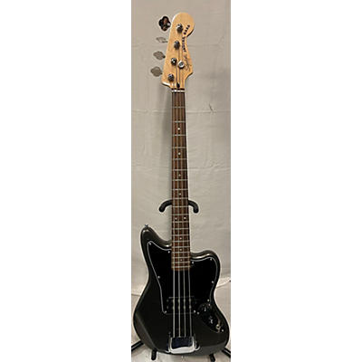 Used Squier AFFINITY JAGUAR BASS Metallic Black Electric Bass Guitar