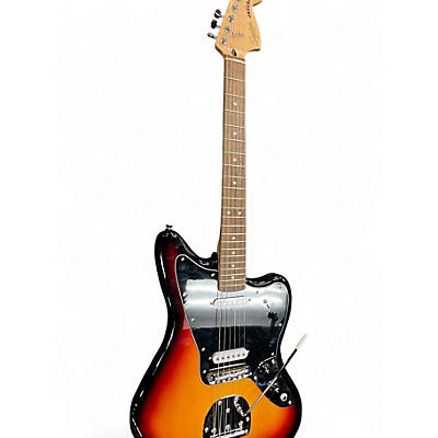 Used Squier AFFINITY SERIES JAGUAR 3 Color Sunburst Solid Body Electric Guitar