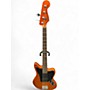 Used Squier AFFINITY SERIES JAGUAR BASS Orange Electric Bass Guitar Orange