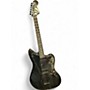 Used Squier AFFINITY SERIES JAGUAR  Metallic Black Solid Body Electric Guitar Metallic Black