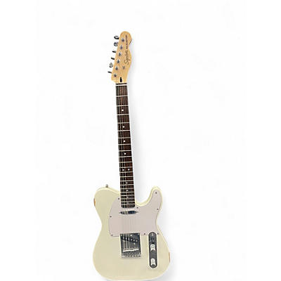 Used Squier AFFINITY TELECASTER OLYMPIC WHITE Solid Body Electric Guitar