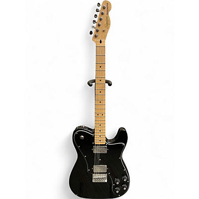 Used Squier Affinity Deluxe Telecaster Black Solid Body Electric Guitar