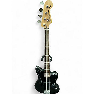 Used Squier Affinity Jaguar Bass Charcoal Frost Metallic Electric Bass Guitar