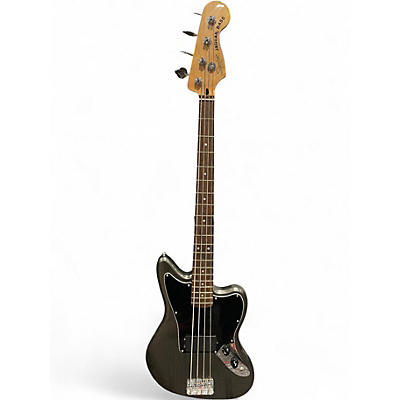 Used Squier Affinity Jaguar Bass Frost Metallic Electric Bass Guitar