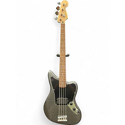 Used Squier Affinity Jaguar Bass Gray Electric Bass Guitar