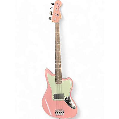 Squier Used Squier Affinity Jaguar Bass Pink Electric Bass Guitar