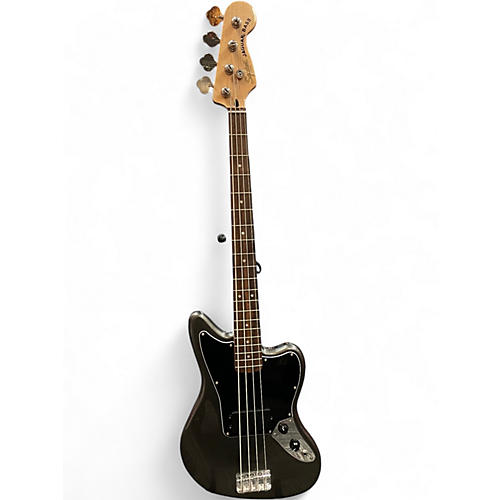 Used Squier Affinity Jaguar Bass graphite metallic Electric Bass Guitar graphite metallic