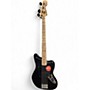 Used Squier Affinity Jaguar Black Electric Bass Guitar Black