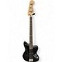 Used Squier Affinity Jaguar Charcoal Frost Metallic Electric Bass Guitar Charcoal Frost Metallic