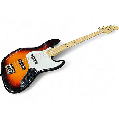 Squier Used Squier Affinity Jazz Bass 2 Color Sunburst Electric Bass Guitar