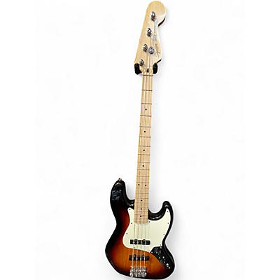 Used Squier Affinity Jazz Bass 2 Color Sunburst Electric Bass Guitar