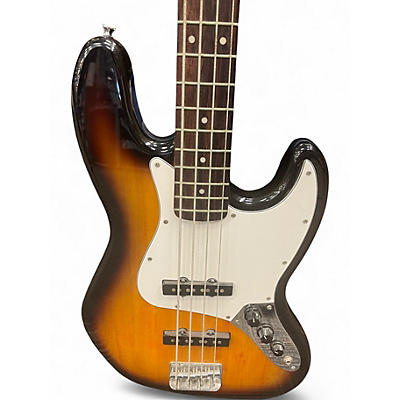 Used Squier Affinity Jazz Bass 2 Color Sunburst Electric Bass Guitar