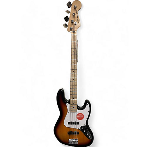 Squier Used Squier Affinity Jazz Bass 3 Tone Sunburst Electric Bass Guitar 3 Tone Sunburst