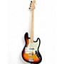 Used Squier Affinity Jazz Bass 3 Tone Sunburst Electric Bass Guitar 3 Tone Sunburst