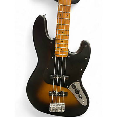 Used Squier Affinity Jazz Bass 3 Tone Sunburst Electric Bass Guitar