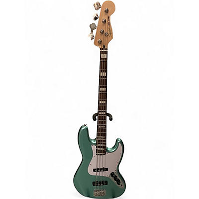 Used Squier Affinity Jazz Bass Active Mystic Sea Electric Bass Guitar