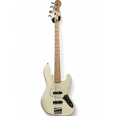 Used Squier Affinity Jazz Bass Alpine White Electric Bass Guitar