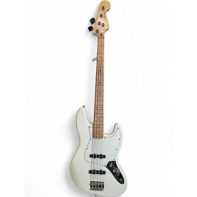 Used Squier Affinity Jazz Bass Alpine White Electric Bass Guitar