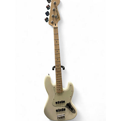 Used Squier Affinity Jazz Bass Arctic White Electric Bass Guitar