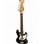 Used Squier Affinity Jazz Bass Black Electric Bass Guitar Black