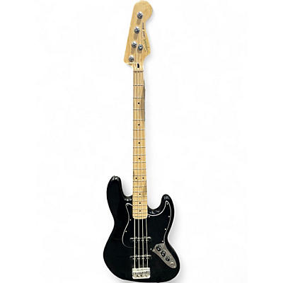 Used Squier Affinity Jazz Bass Black Electric Bass Guitar